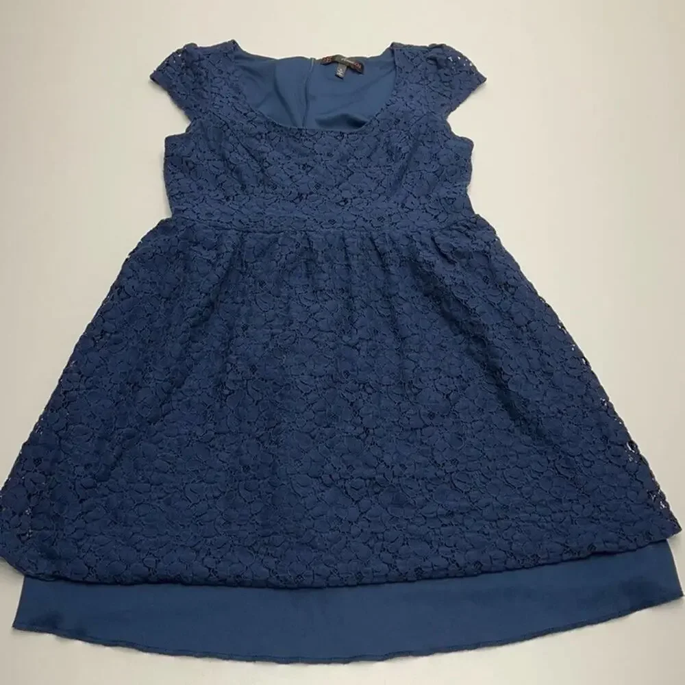 HEART SOUL Girls Medium Blue Party Dress Juniors
